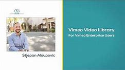 How to Use Vimeo Video Library