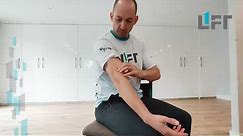Biceps self massage with movement - gain some mobility for arm extension and reduce shoulder pain!