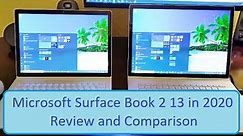 Microsoft Surface Book 2 13 in 2020 Review and Comparison