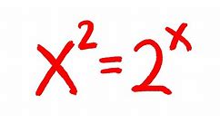 solving x^2=2^x with the super square root
