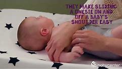How to put a onesie on a baby