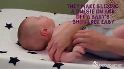 How to put a onesie on a baby