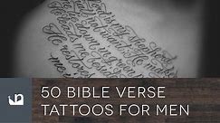 50 Bible Verse Tattoos For Men