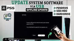 How to Update System Software on PS5 With USB Flash Drive!