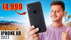 iPhone XR in 2023 For ₹14,999 (BGMI test w/ FPS METER & Review)