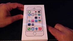 Unboxing the iPhone 5s for AT&T
