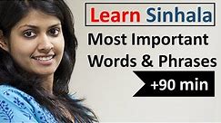 Learn Sinhala in 5 Days - Conversation for Beginners