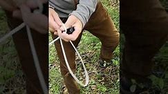 How to tighten a clothesline using a modern rope cleat