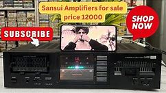 SANSUI A-900p INTEGRATED DC SERVO STEREO AMPLIFIER FOR SALE #sansui #amplifier #vlog #everyone #vlog