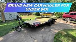 New Car Hauler Trailer Great deal