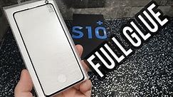 How To Install Full Glue Curved Tempered Glass for Samsung Galaxy S10 PLUS
