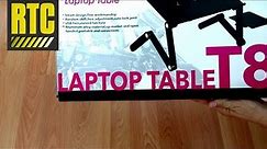 Laptop Table T8 - Portable Laptop Stand for Bed with Cooling Fans