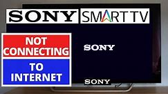 How to Fix SONY BRAVIA TV Not Connecting to Internet || SONY BRAVIA TV won't connect to Internet