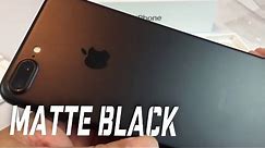 Matte Black Apple iPhone 7 Plus Unboxing