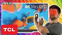 TCL 75" C825 4K Mini LED TV Review | TechManPat