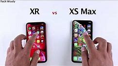 iPhone XR vs XS Max Speed Test 2021