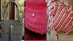 Macrame trendy and stylish handbags designs
