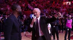 Pat Riley surprises Dwyane Wade with Miami Heat statue announcement | NBA on ESPN