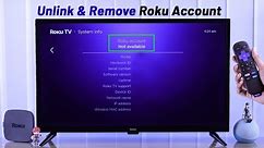 How to Remove Roku Account From Roku TV! [Delete]
