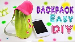 DIY BACKPACK PHONE CASE EASY TUTORIAL