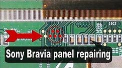 Sony TV panel, repairing the double image | How To Repair LED LCD TV Panel