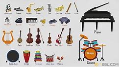 List of Musical Instruments | Learn Musical Instruments Names in English