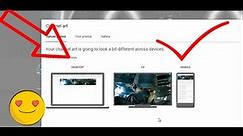 How To Fix YouTube Banner 2048 x 1152 SOLVED!