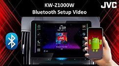 JVC KW-Z1000W Bluetooth Setup