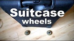 Luggage wheels replacement