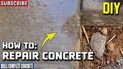 How to fix Damaged, Cracked, or Chipped Concrete