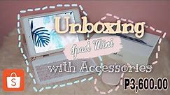 Unboxing SHOPEE IPAD MINI 1 2020 (P3,600.00) + Bluetooth Keyboard Case Accessory 🌸