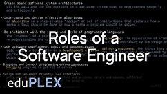 Roles of a Software Engineer | Software Engineering Basics | AP Computer Science A | eduPLEX