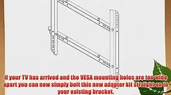 Invision LARGE VESA Adapter for TV Wall Mounting Brackets - Brand New Ultra Slim Design fits