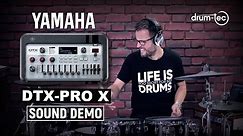 Yamaha DTX-PROX electronic drum sound module extended onboard kits sound demo