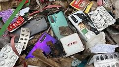 Oppo A 54 I Found many mobile phone cases and Broken Phones from Garbage Dumps