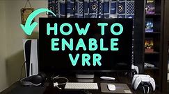 How To Enable VRR On Sony Bravia X85K!