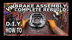 VW Classic Beetle Brake Shoe Rebuild - Super Beetle - How to Replace brakes and wheel cylinders