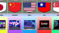 List of Laptop Brands From Different Countries