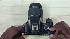How to Remove Battery from Canon EOS 1100D DSLR Camera | Replace Battery