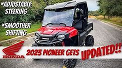 2023 Honda Pioneer 700 Deluxe - Model Updates