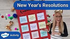 KS1 (Ages 5-7) New Year's Resolutions Holiday Club Activity Video