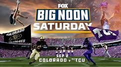 FOX Big Noon Saturday promo for Colorado vs. TCU