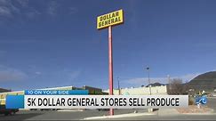 Dollar General stores to begin selling produce