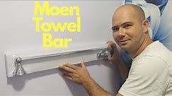 How to: Install a Moen towel bar