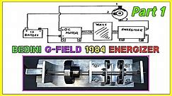 Bedini 1984 G-Field Energizer / Generator part 1