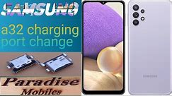 how to change charging port Samsung a32|how to replace charging port android mobile
