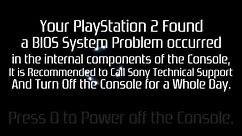 [Fan-Made] PlayStation 2 Menu BIOS Error
