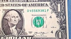 2013 Dollar Bill Error: Misaligned/ Miscut Error