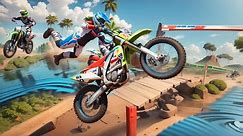 Motocross Bike Racing Game android Gameplay | Flame Eruption