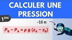 Statique des fluides : calculer une pression | 1ère | Physique Chimie